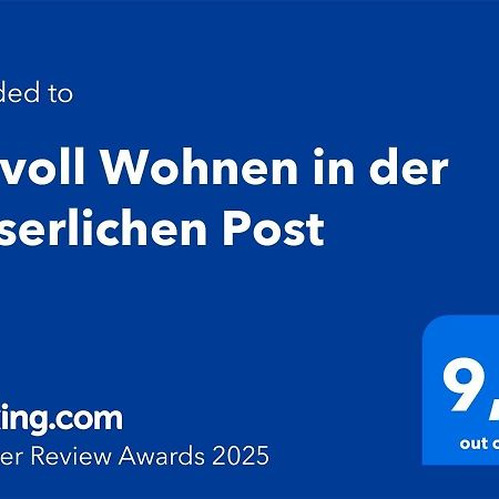 Stilvoll Wohnen In Der Kaiserlichen Post Westerstede Esterno foto